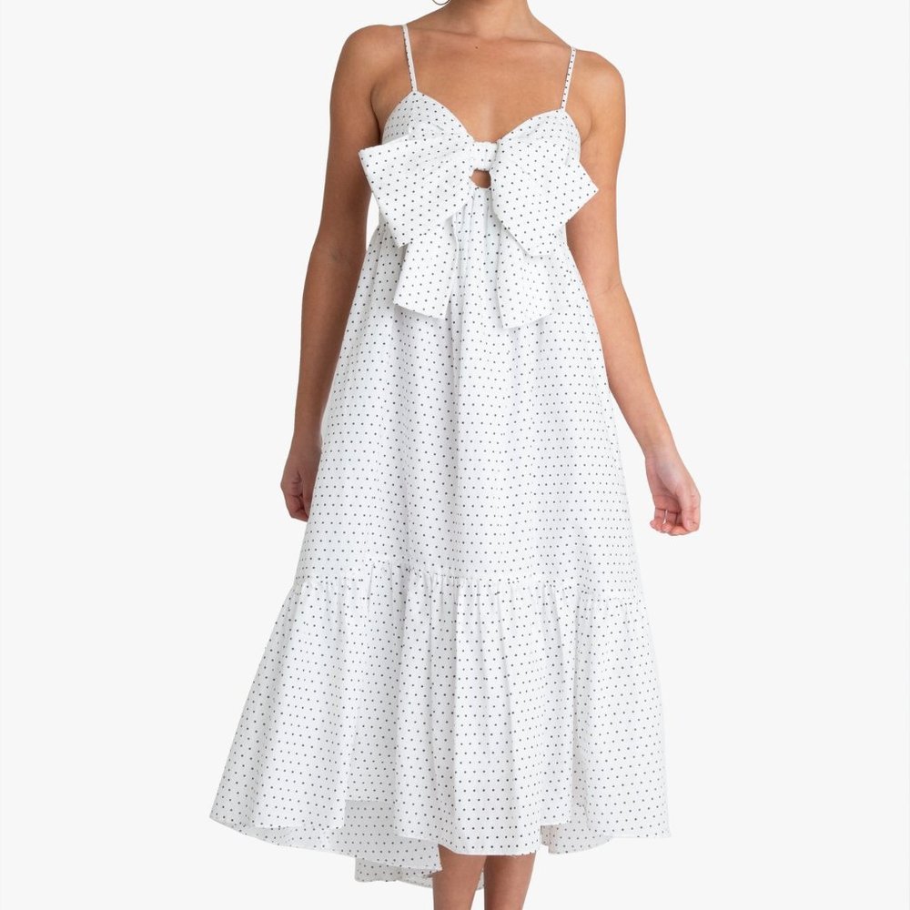 Black Halo LAKIA POLKA DOT DRESS S, M ,L